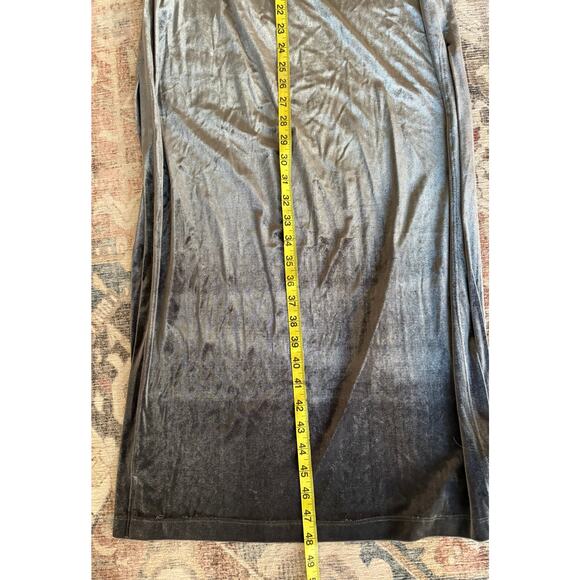 Vintage Rampage Velvet Iridescent Open Back Maxi Dress Whimsigoth Fairy Medium - Picture 14 of 15